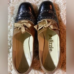 Vintage Pallizio black and brown Size 7